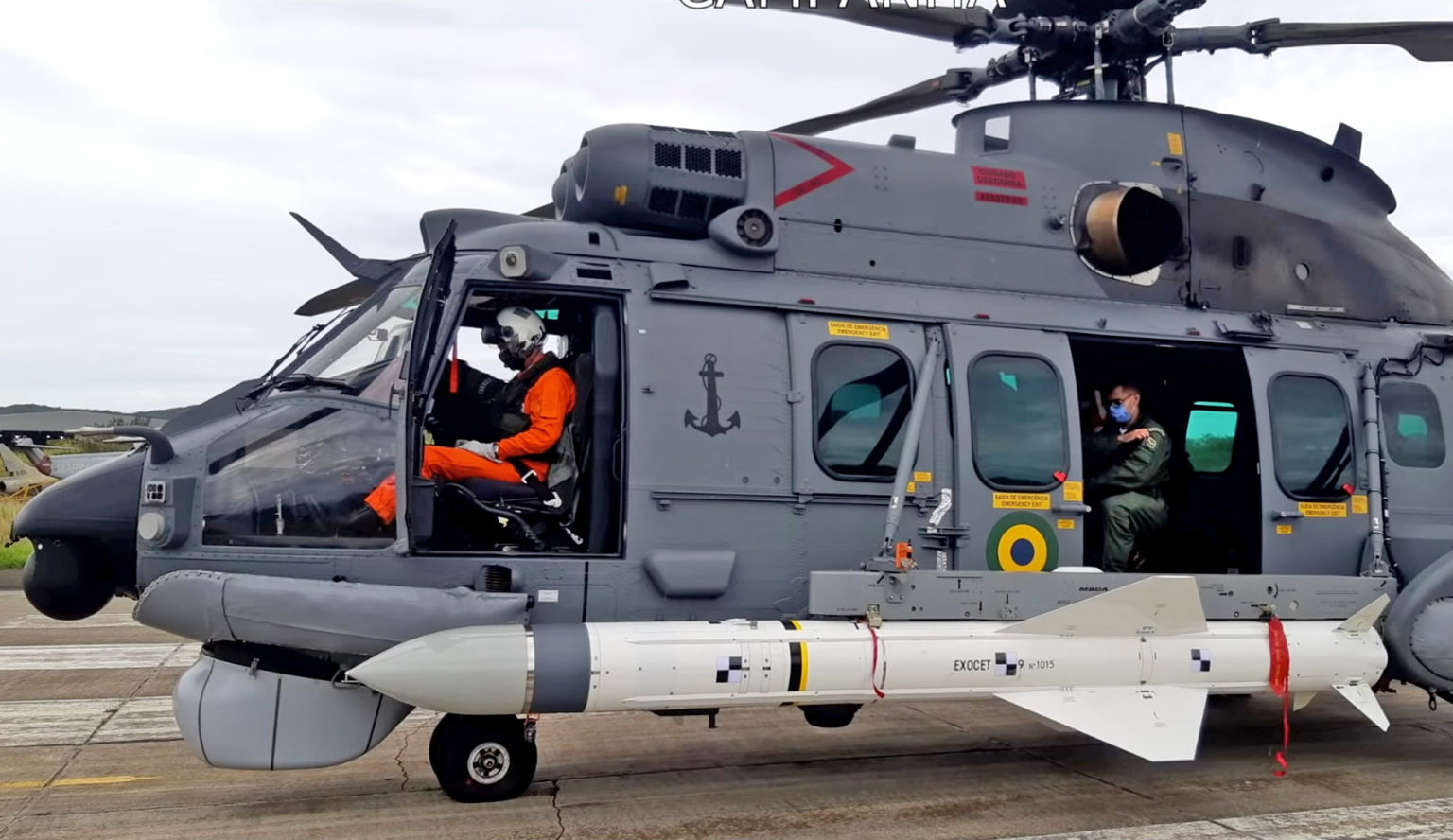 Marinha Do Brasil Recebe O Primeiro Helic Ptero Ah B Super Cougar De