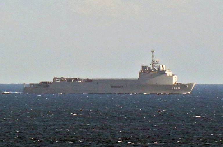 Ndm Bahia G 40 Navegando Pelo Estreito De Gibraltar Poder Naval 1628