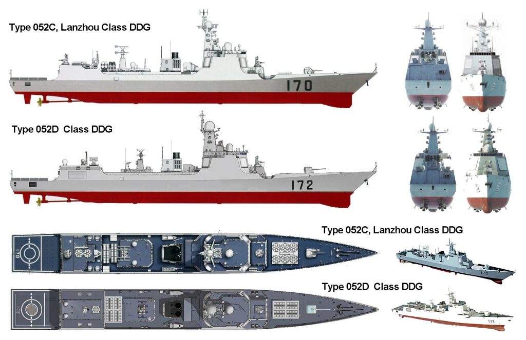 China Lança Ao Mar 14º Destróier Type 052d Poder Naval