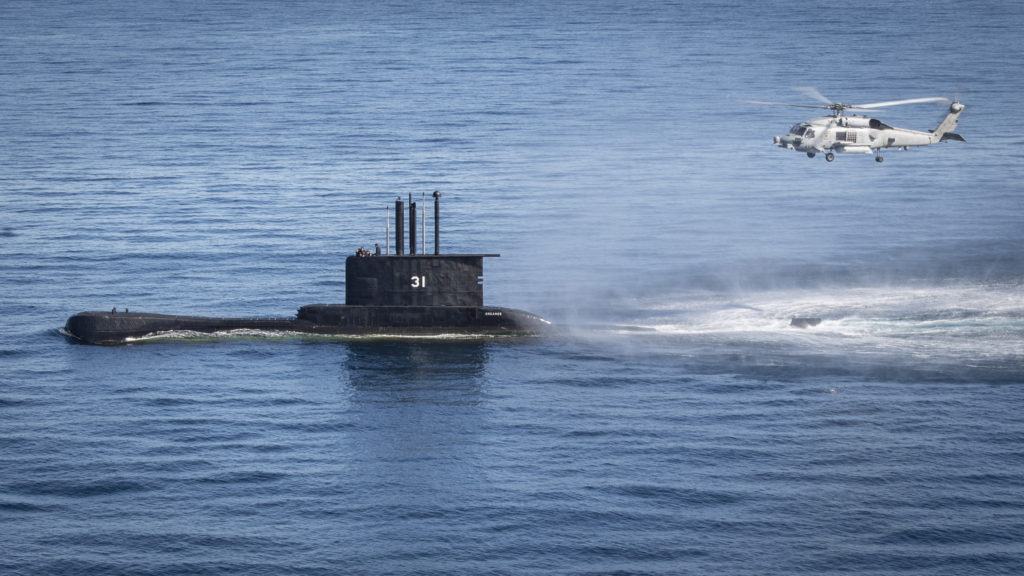 Submarino peruano BAP Angamos participa de exercício nos EUA - Poder Naval