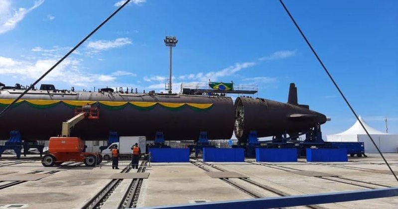 Fotos Lan Amento Ao Mar Do Submarino Humait S Poder Naval