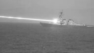 US Navy divulga imagens do teste do laser HELIOS a bordo do USS Preble (DDG‑88)